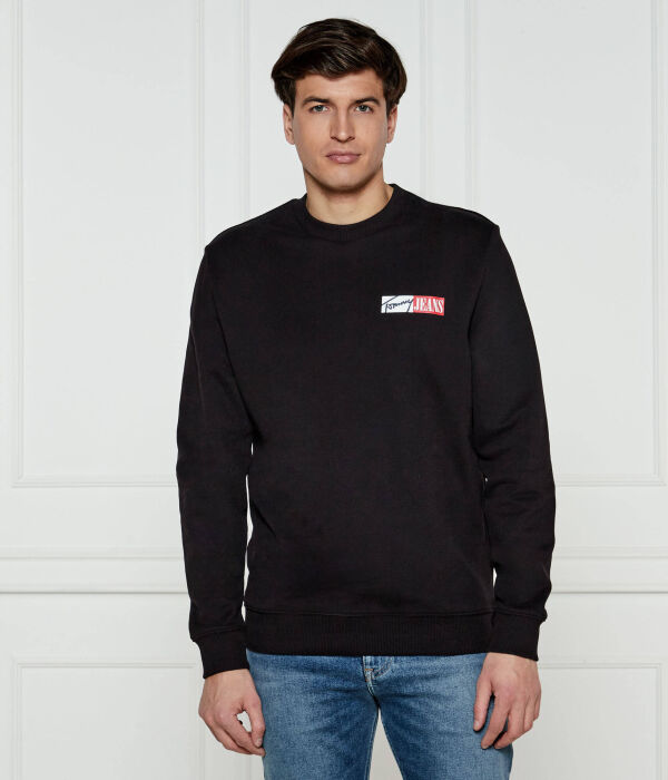 

Свитер Regular fit Tommy Jeans, черный