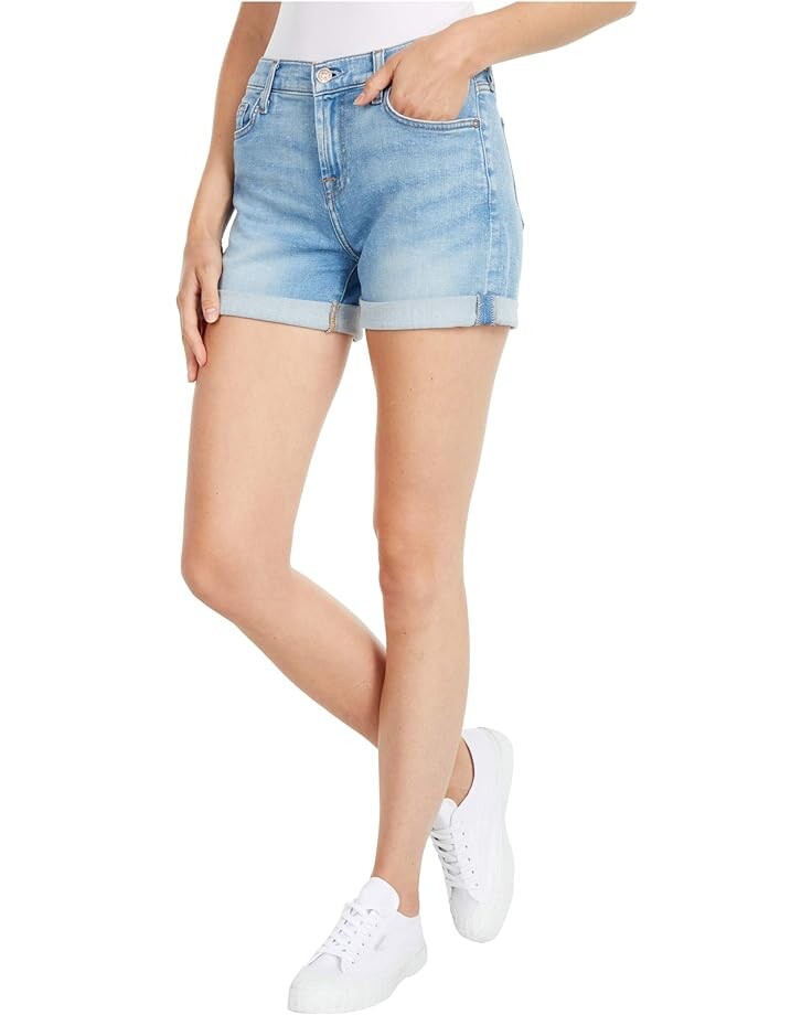 

Шорты 7 For All Mankind Mid Roll Short in Melrose, цвет Melrose