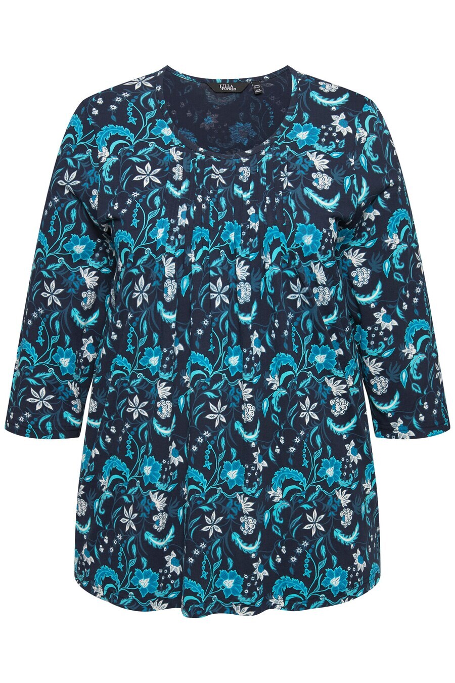 

Топ Ulla Popken Shirt, цвет blue/marine blue