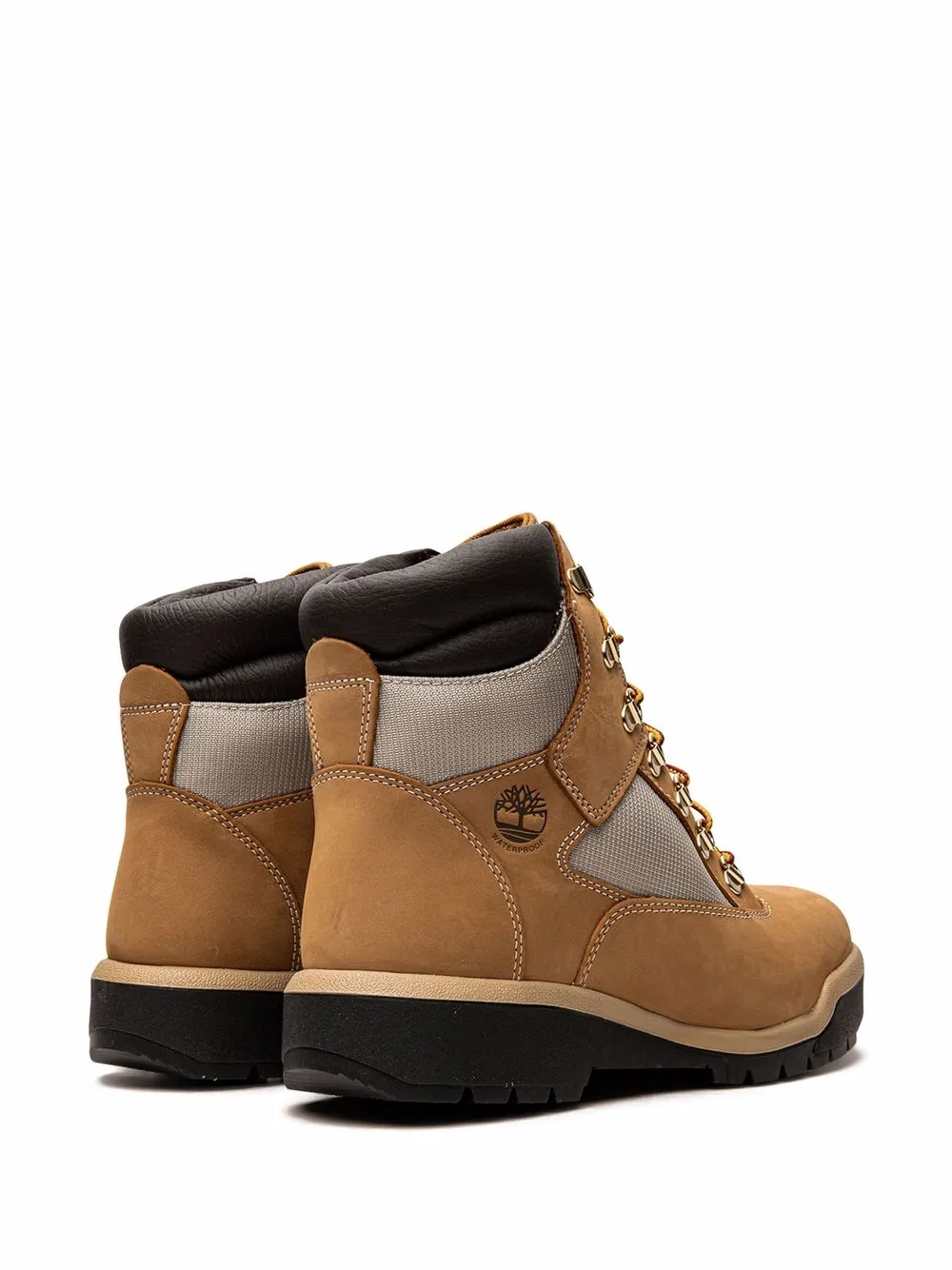 Мужские ботинки Timberland Field водонепроницаемые кожаные со вставками, светло-коричневый — фото 3