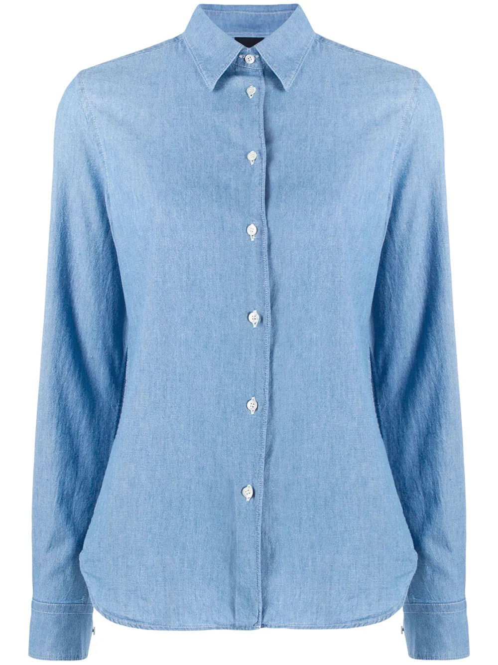 

Рубашка с длинными рукавами Aspesi, синий