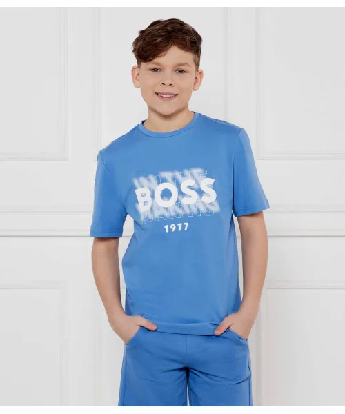 

Футболка Regular fit Boss Kidswear, синий