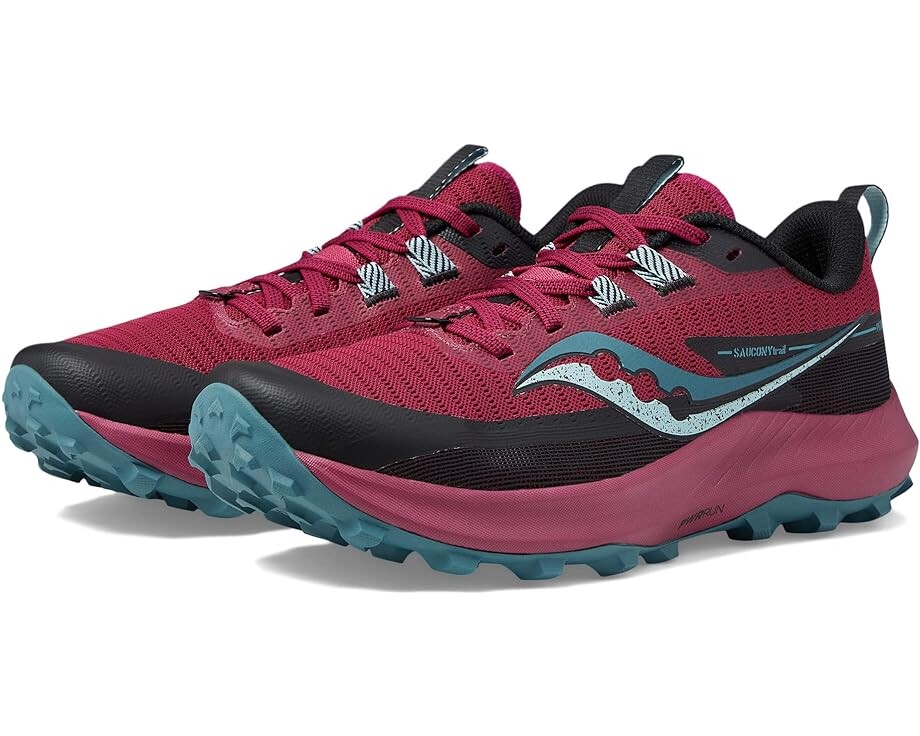 

Кроссовки Saucony Peregrine 13, цвет Berry/Mineral