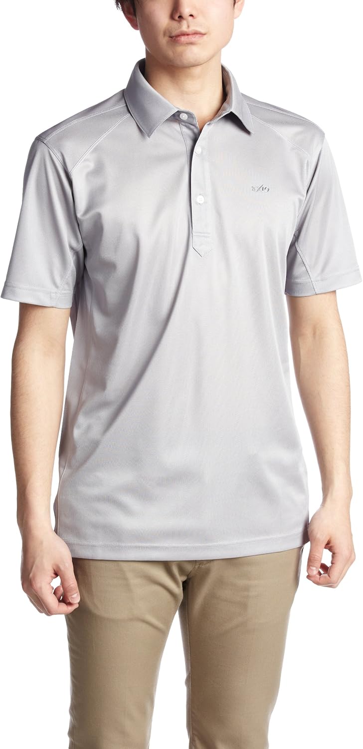 

Поло ZEXCIO с классическим логотипом: приятное на ощупь, теплоизолирующее, впитывающее влагу, быстросохнущее, с защитой от УФ-излучения Xxio, серый