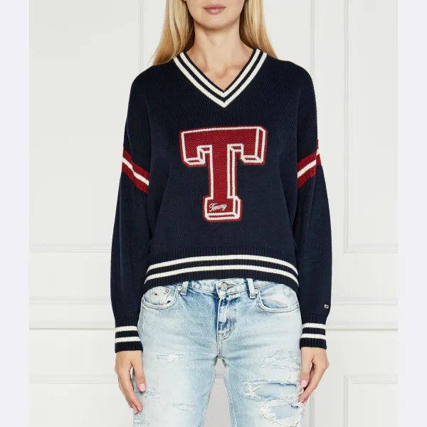 

Укороченный свитер Tommy Hilfiger, синий