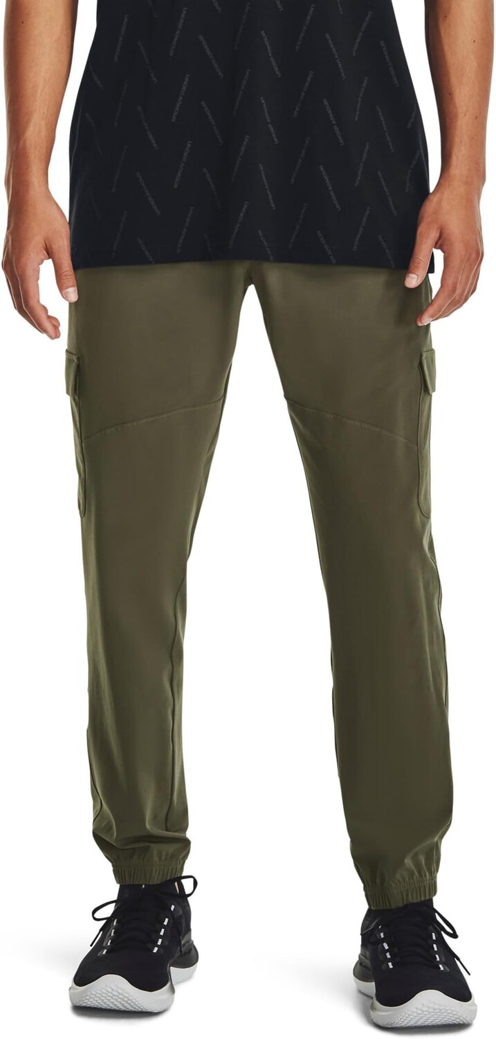 

Брюки Under Armour Stretch Woven Cargo Pants, цвет Marine OD Green/Black