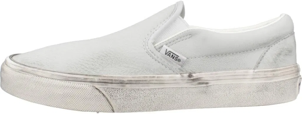 Кроссовки Vans Modell Classic Slip On Delica DWNBL, Gray — фото 2