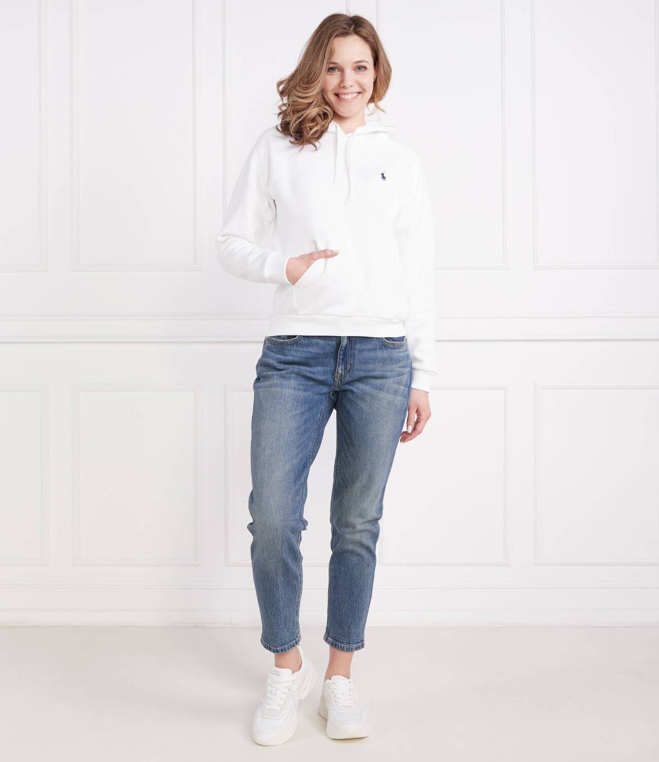 Толстовка POLO RALPH LAUREN regular fit, белый — фото 2