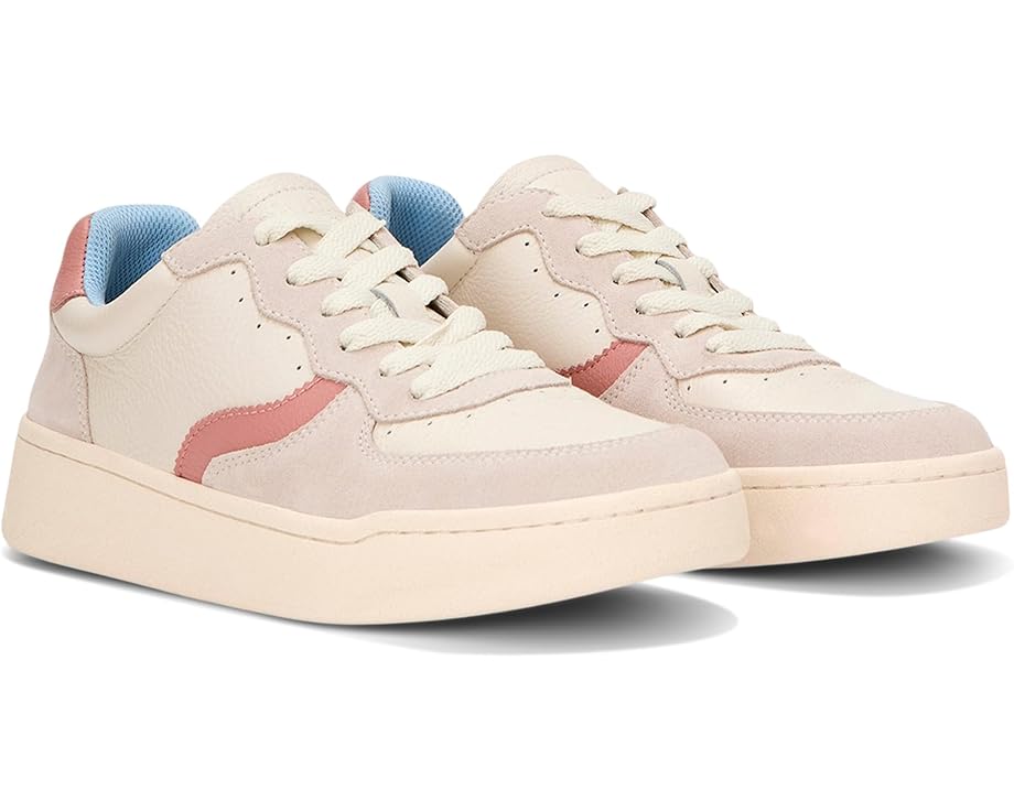 

Кроссовки Soludos Roma Sneaker, цвет White / Pink / Light Blue