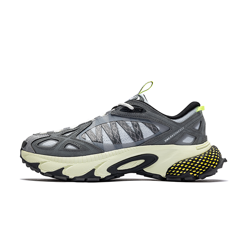 

Нескользящие износостойкие низкие повседневные туфли, мужские серые ANTA SNEAKERVERSE, Gray