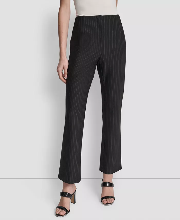 

Женские брюки в тонкую полоску со средней посадкой DKNY, мультиколор