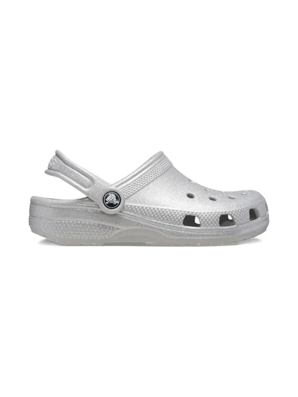 

Кроксы с блестками Crocs Kids, серый