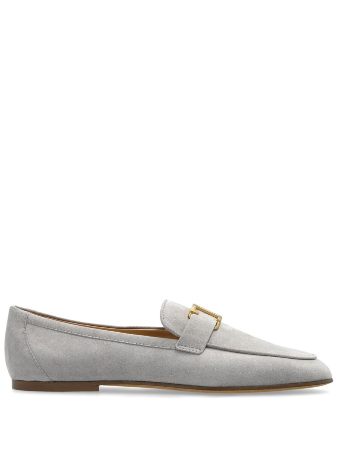 Tod's кожаные лоферы, серый