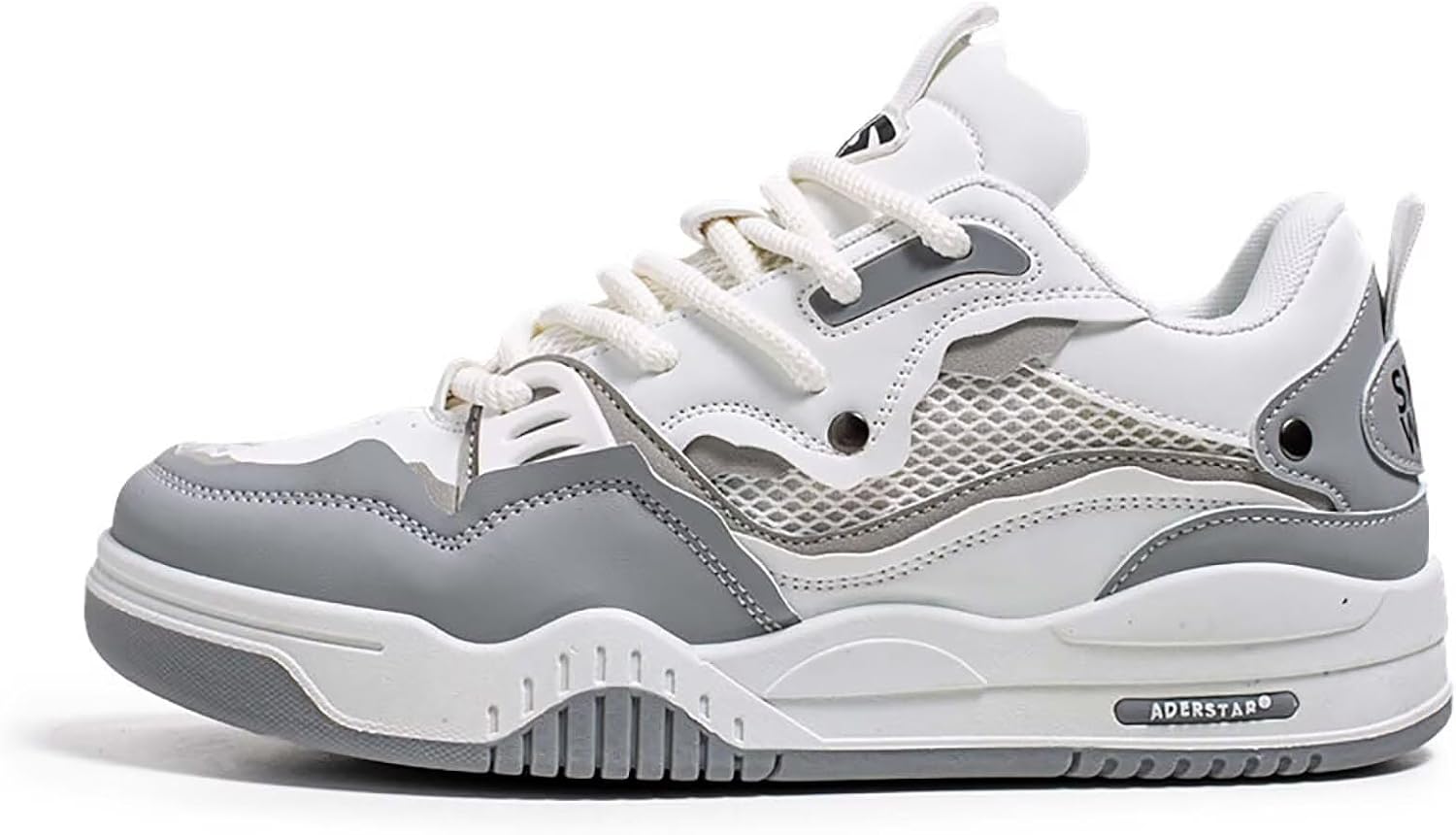 

Мужские модные кроссовки TERBOFIN для скейтборда, повседневные спортивные кроссовки, дышащие, удобные, в трендовом уличном стиле, белый/серый