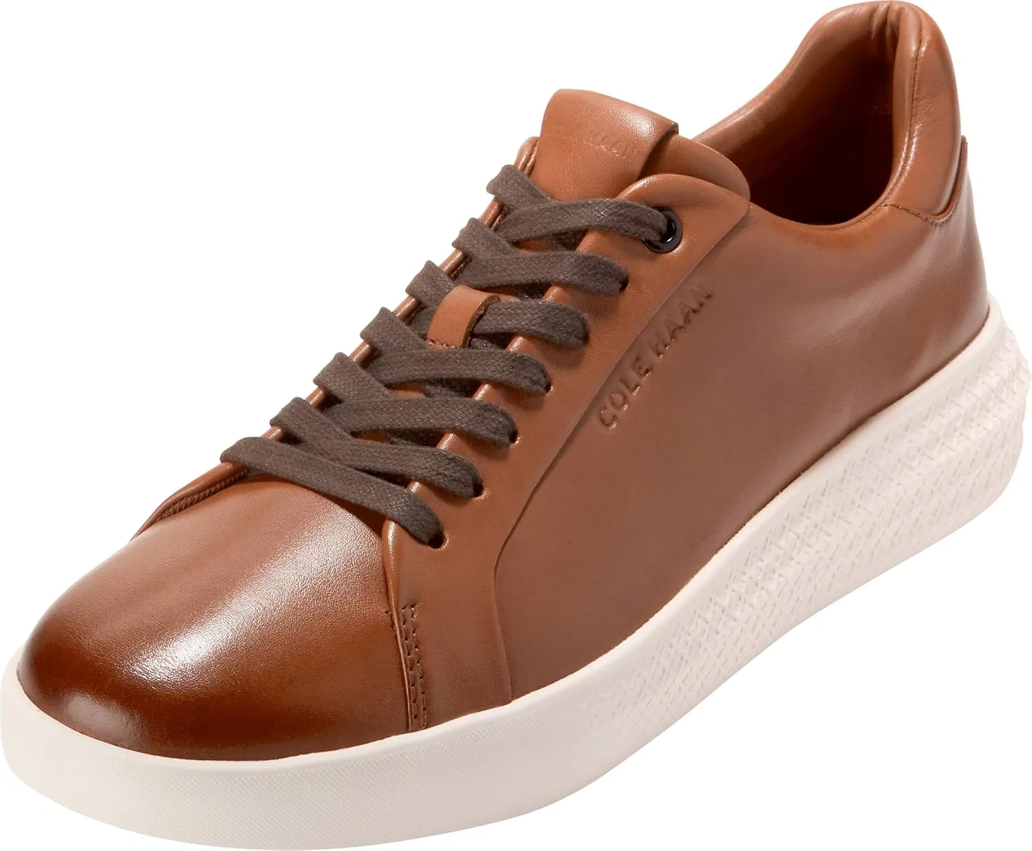 Мужские кроссовки Cole Haan Grand Hurrion Cup на шнуровке до самого носка, Brtsh Tan Dk Choco