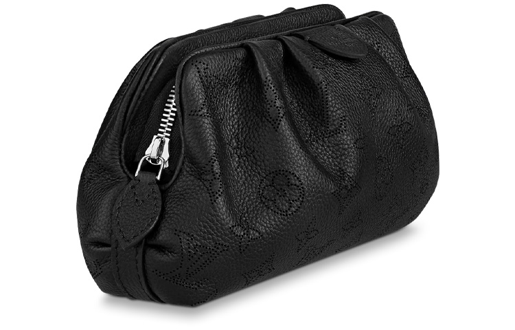 

Сумка-кошелек мини Mahina перфорированная черная LOUIS VUITTON