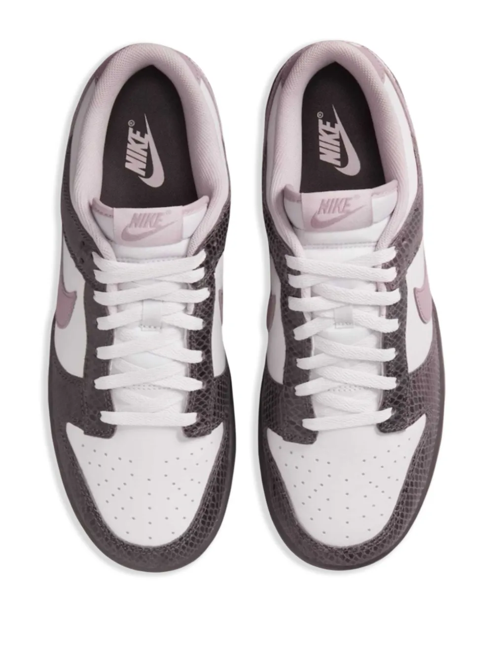 Кроссовки Dunk Low SE Medium Ash/Violet Snakeskin Nike, белый — фото 2