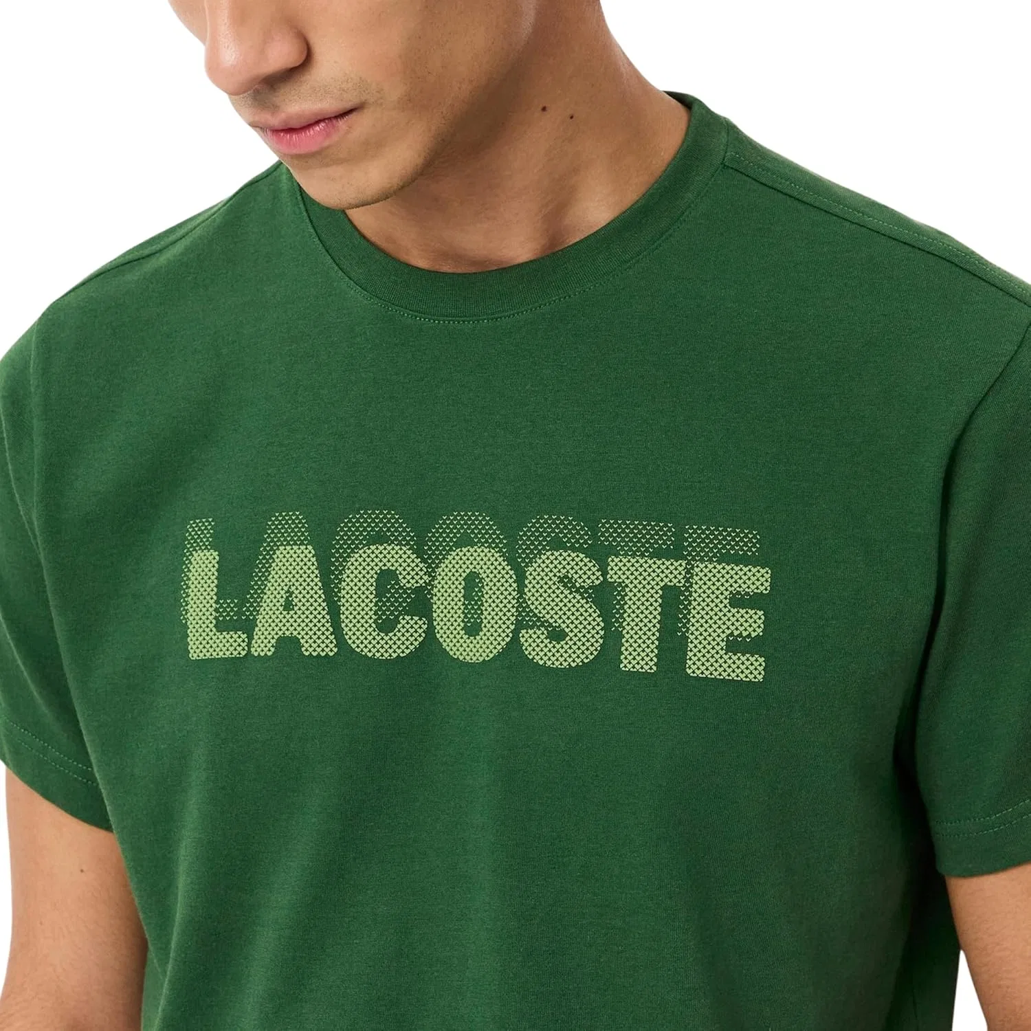 Футболка Lacoste Green/Birch — фото 2