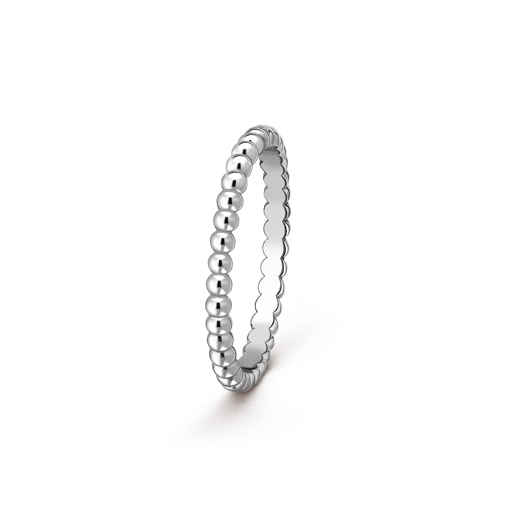 

Кольцо Van Cleef & Arpels Perlée pearls of gold, маленькая модель, 18-ct белое золото