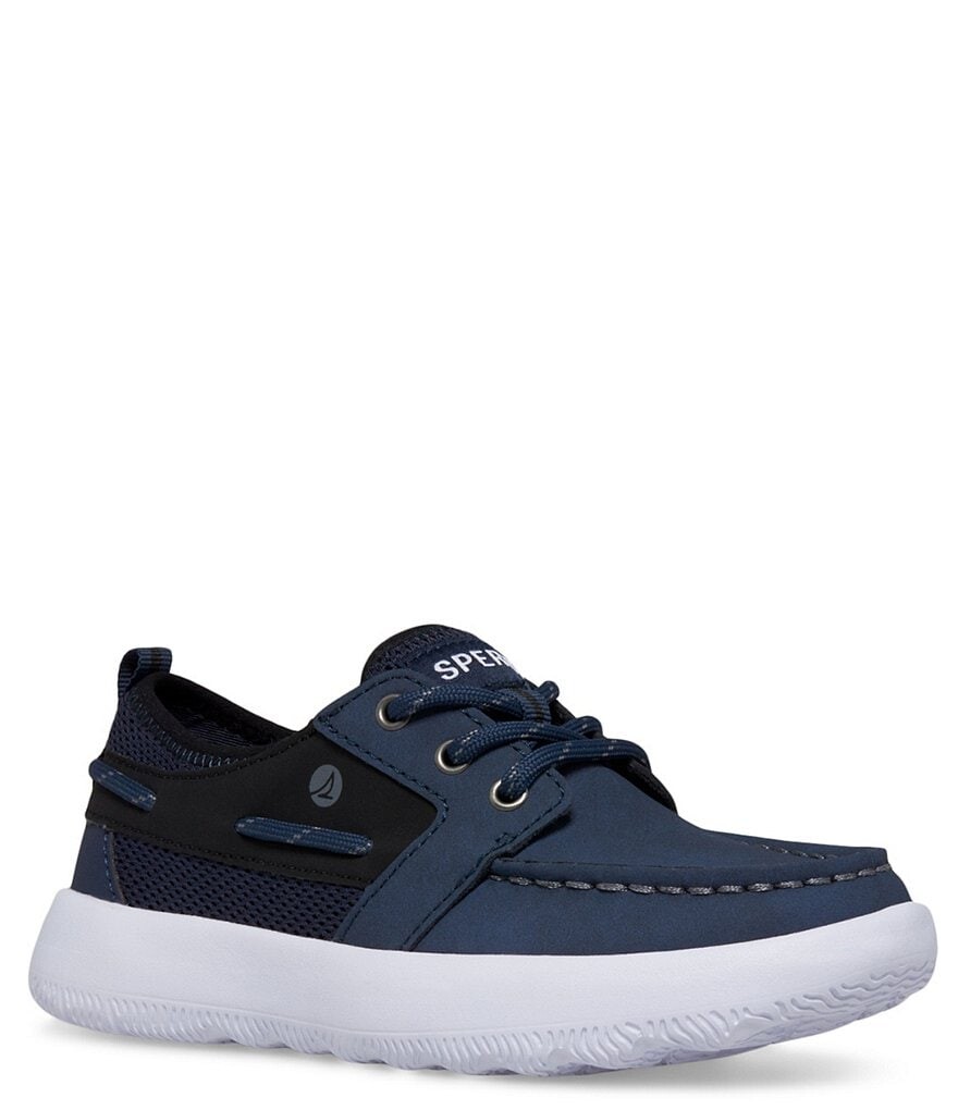 

Кожаные топсайдеры на шнуровке Sperry для мальчиков (молодежная), синий