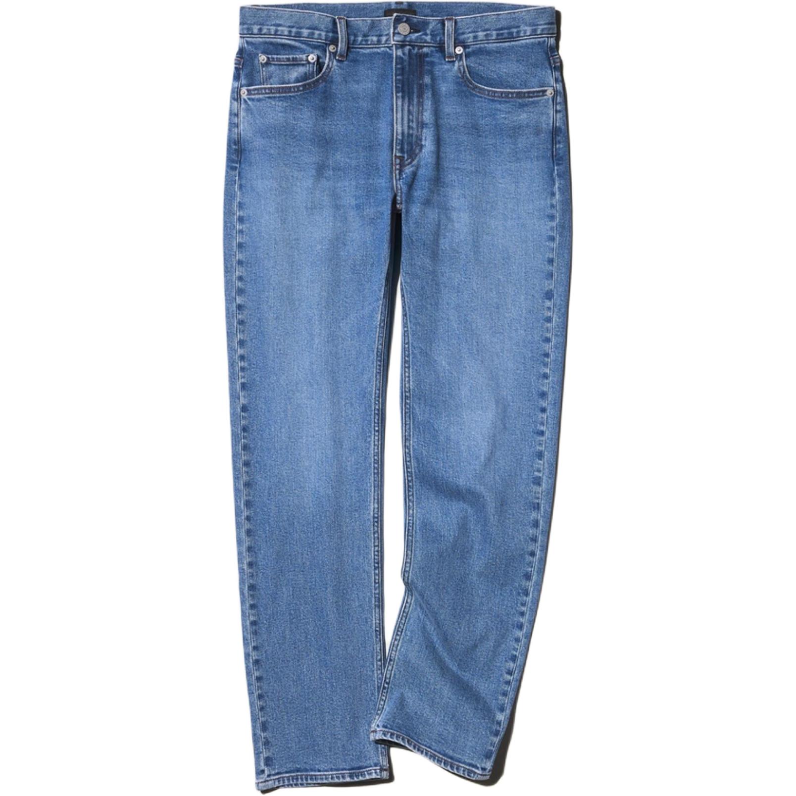 

UNIQLO Джинсы мужские Lake Blue Moderate Straight Fit