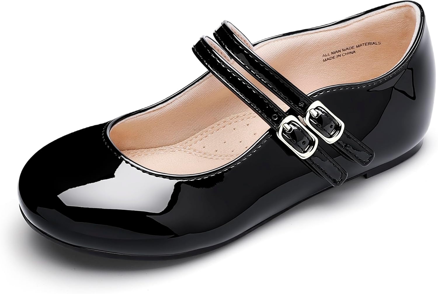 

Детские туфли MIXIN для девочек Mary Jane Балетки для девочек на каждый день Праздничные туфли для школы и свадьбы, черный