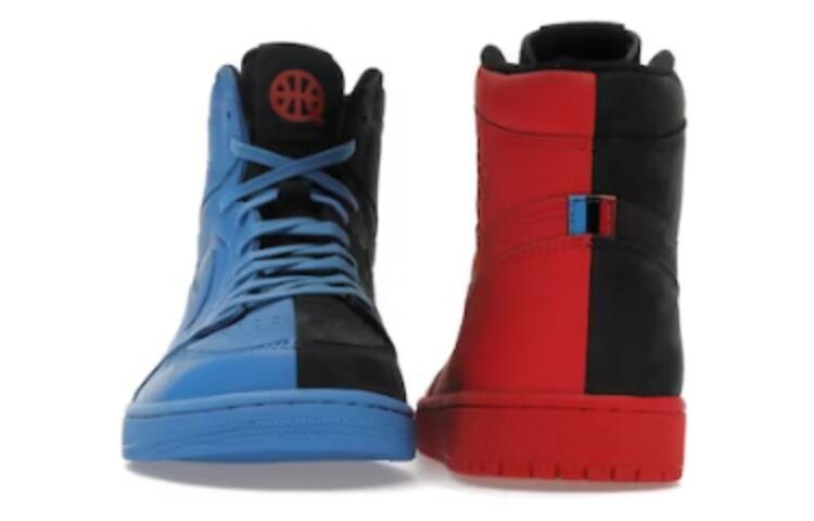 Jordan Air Jordan 1 Баскетбольные кроссовки мужские, Синий — фото 4
