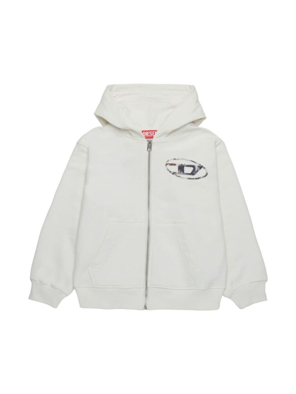 

Diesel Kids толстовка с логотипом, нейтральный цвет