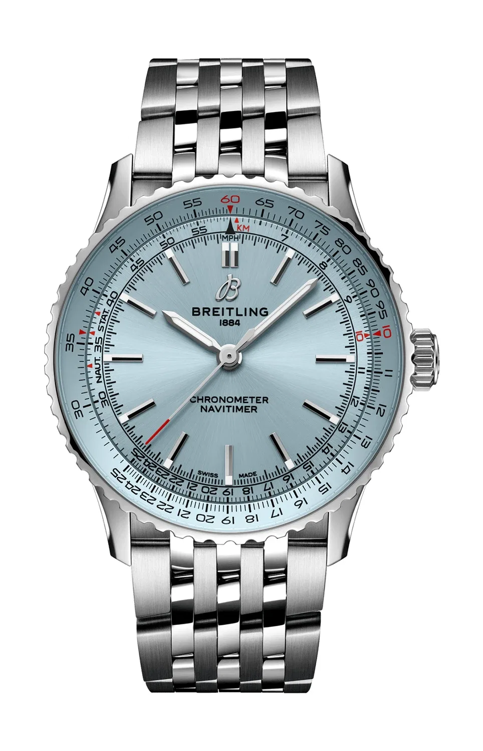 NAVITIMER AUTOMATIC 41 - A17329171C1A1 BREITLING, серебряный