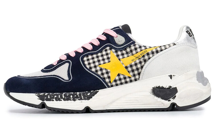 Кроссовки для бега женские с низким верхом Golden Goose, белый/синий