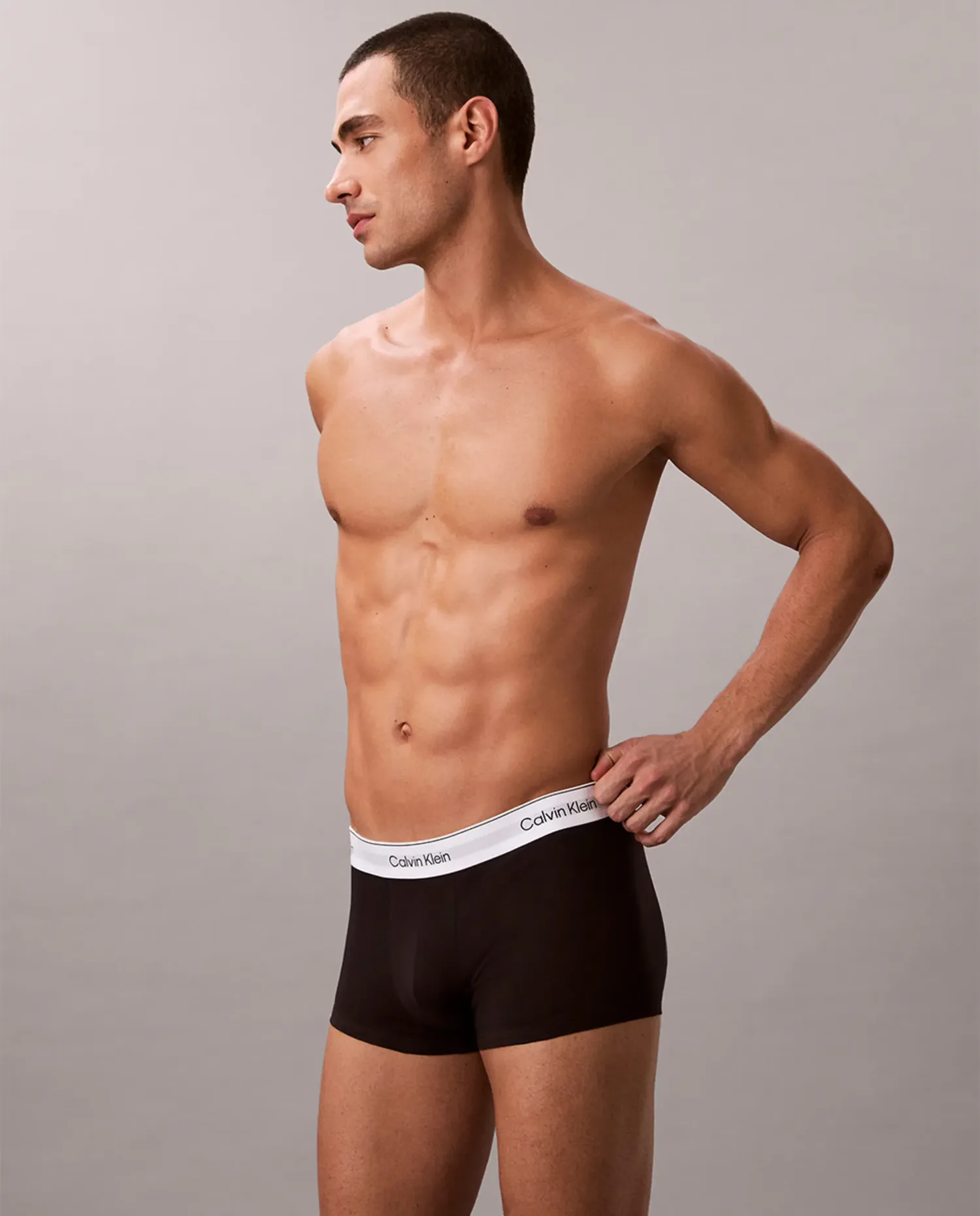 Набор из 3 боксеров с низкой посадкой - Icon Cotton Stretch Calvin Klein, мультиколор — фото 4