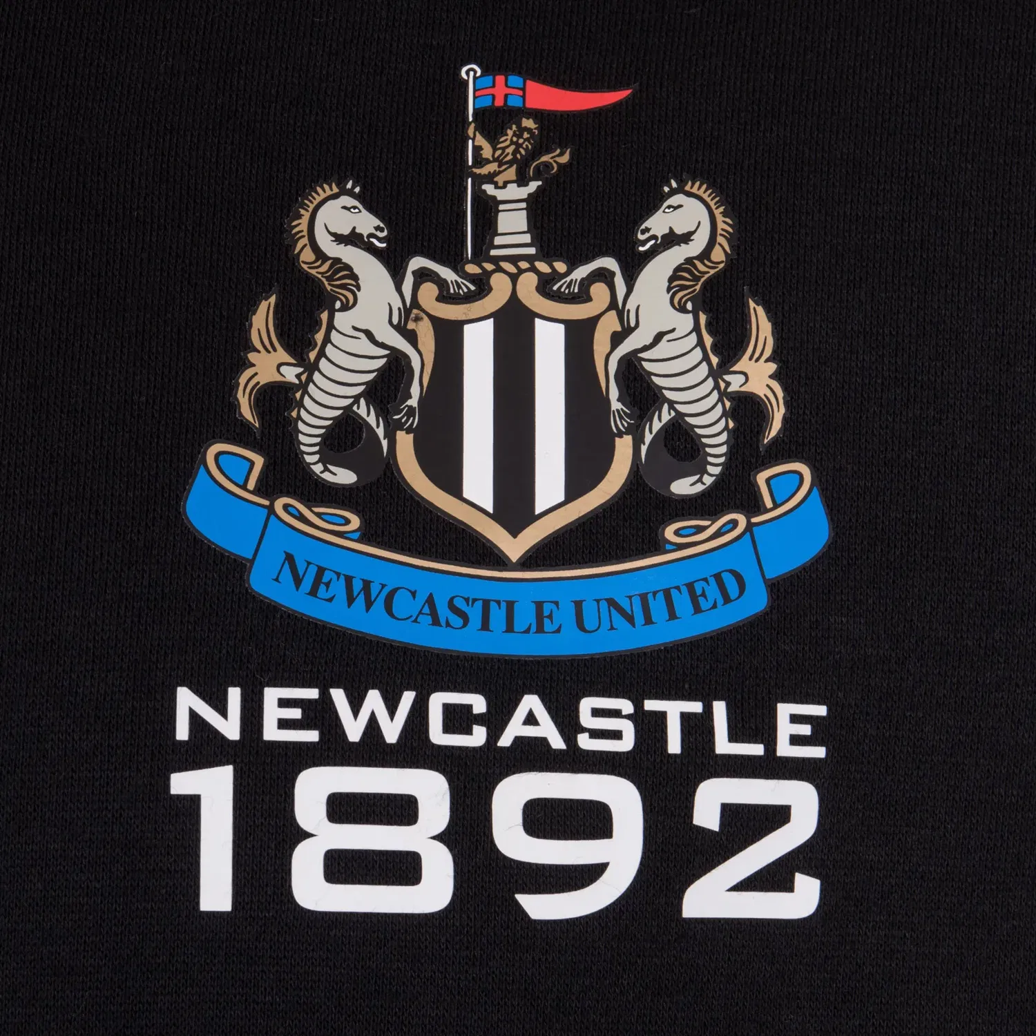 Детская худи с молнией Newcastle United FC, черный — фото 2