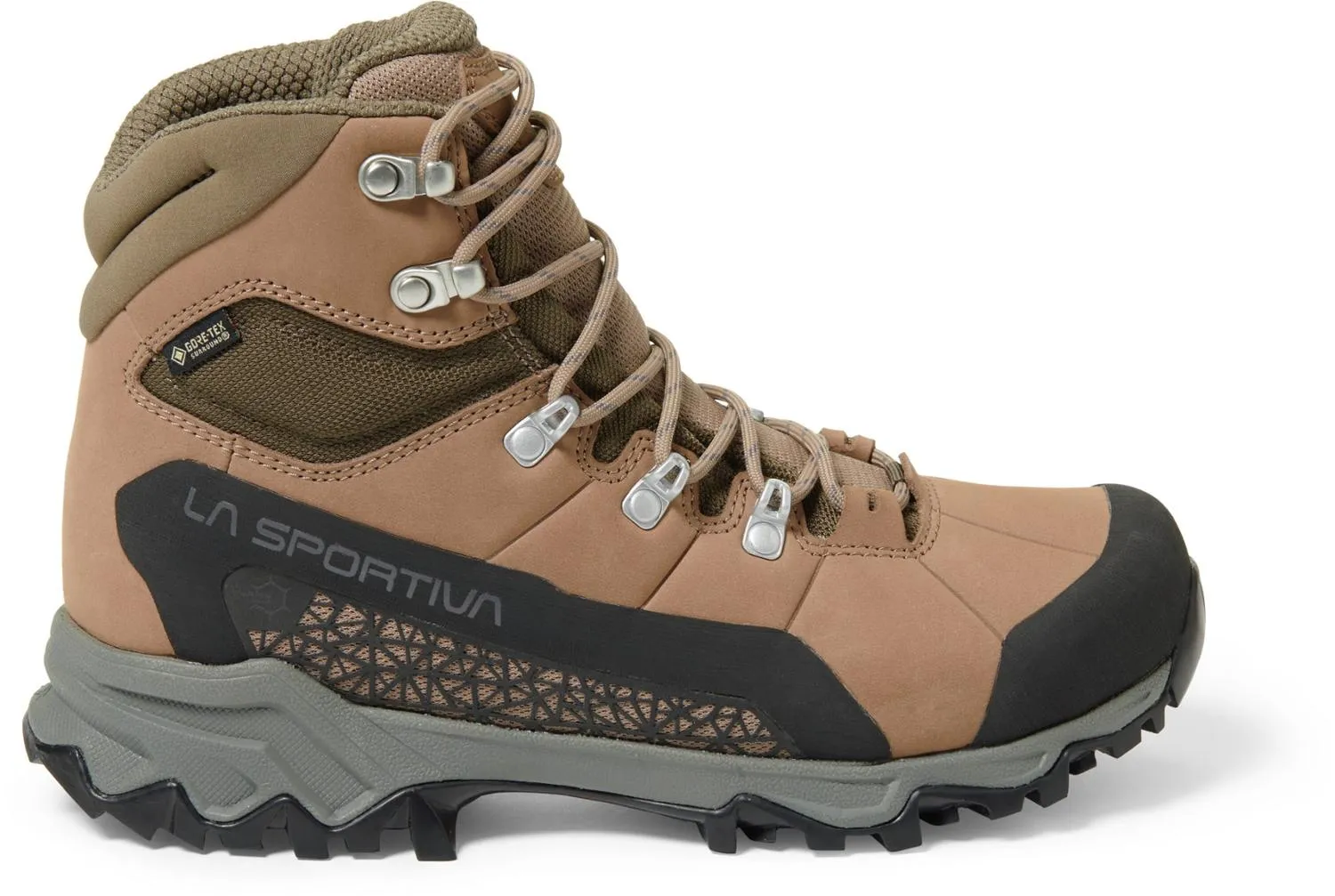 Женские треккинговые ботинки Nucleo High II GTX La Sportiva, Cedar/Sand Dune