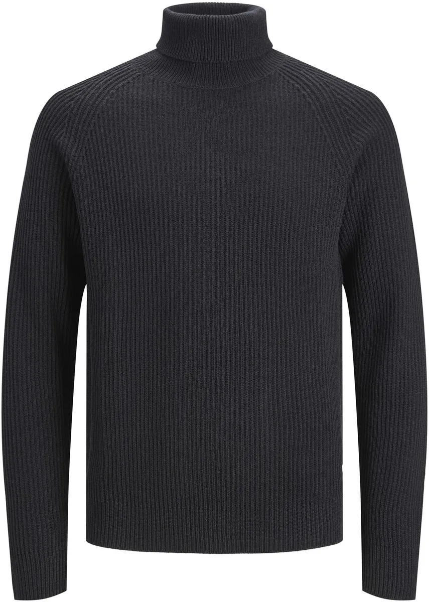 

Свитер с высоким воротником Jack & Jones "JJPANNEL KNIT ROLL NECK AW23", черный