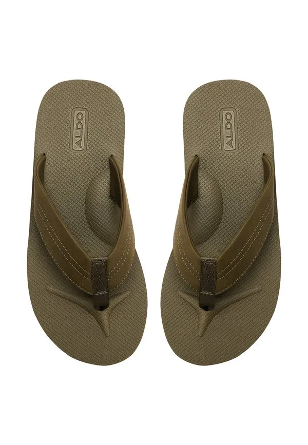 Сандалии-Вьетнамки с т-образным ремешком Aldo, Khaki — фото 3