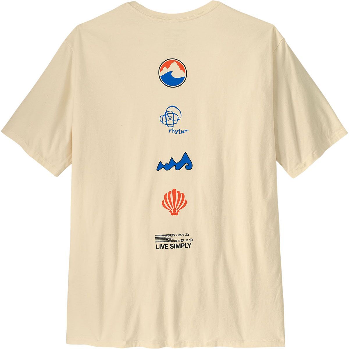 

Футболка Long Way Round Organic Patagonia, цвет undyed natural