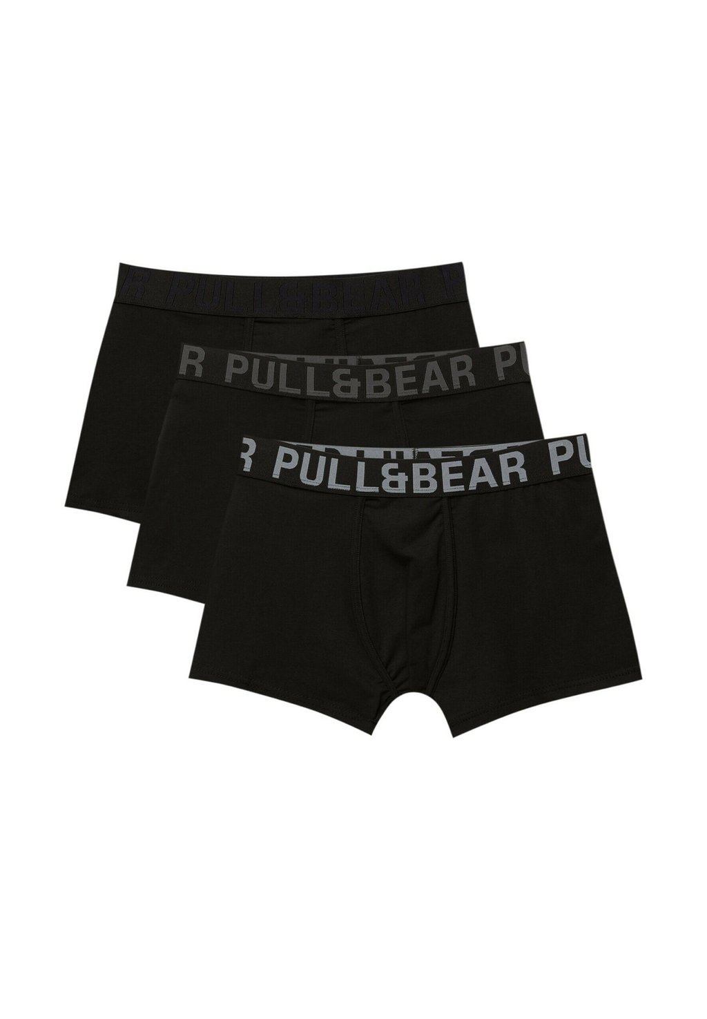 

Брюки 3-PACK PULL&BEAR, черный
