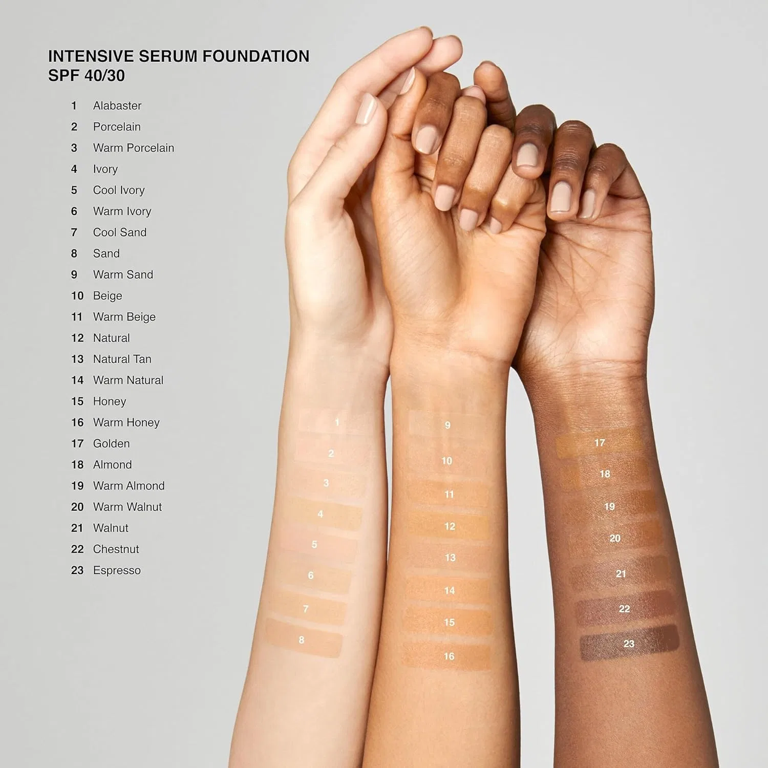 Тональная основа Intensive Serum Foundation SPF 40 Warm Natural Bobbi Brown 30 мл — фото 4