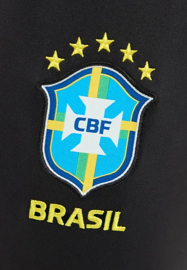 Футболка Nike Performance Brasil Strike, черный/желтый пульс/инфракрасный — фото 4