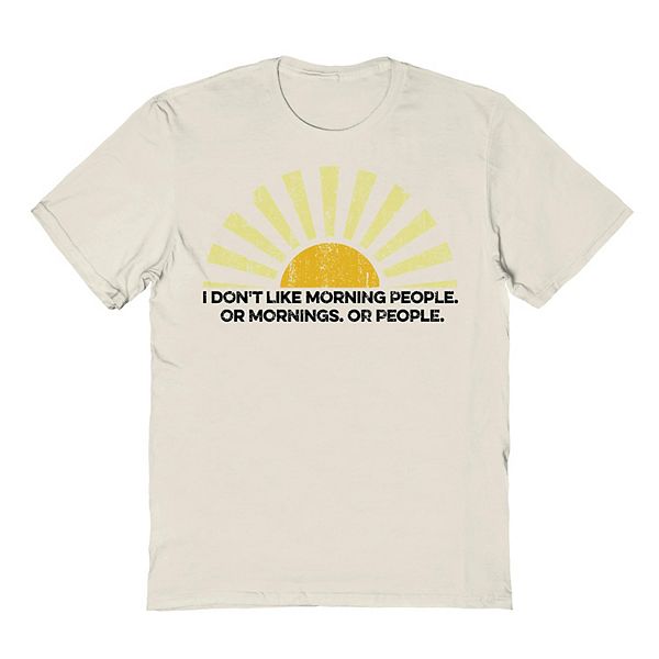 

Мужская футболка duke & sons don't like morning people Licensed Character