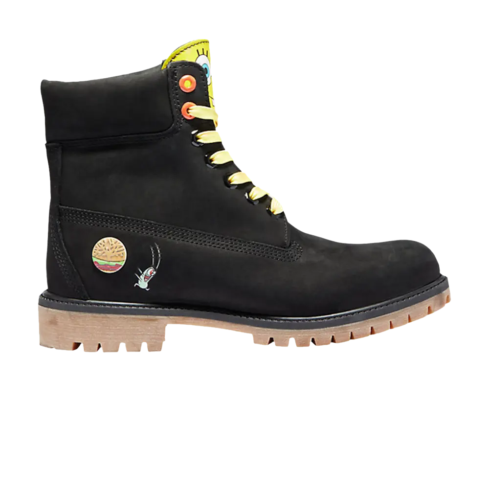 Ботинки SpongeBob SquarePants x Timberland 6 Inch, черный