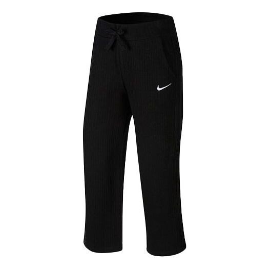 

Спортивные брюки Phoenix флисовые с высокой талией широкие спортивные штаны Nike, черный