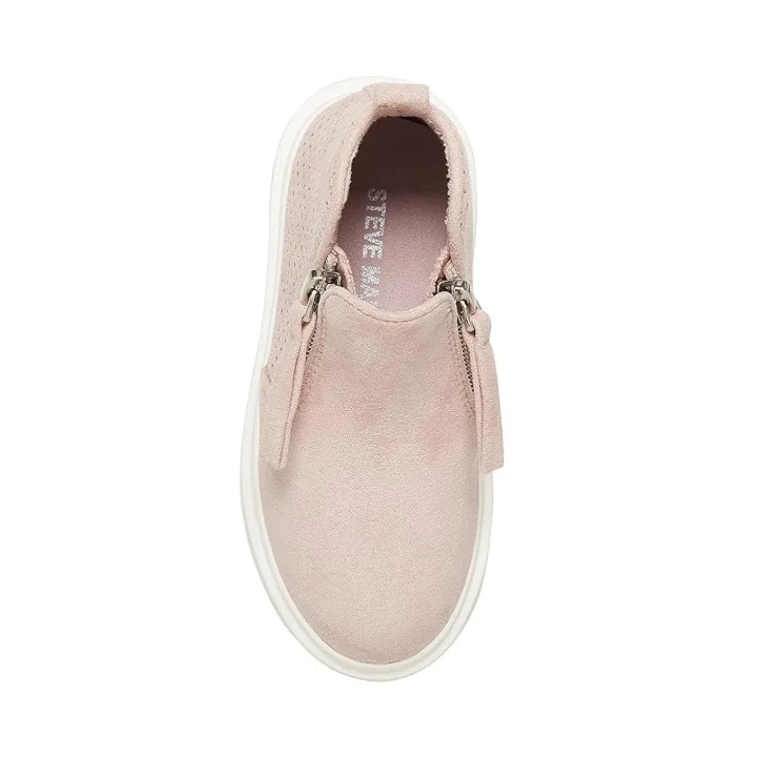 Детские кроссовки Steve Madden Hummon, розовые, с закругленным носком и платформой HTAT415 — фото 2