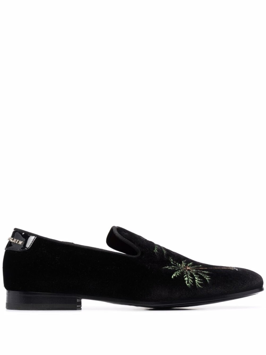 

Philipp Plein лоферы Palm с вышивкой, черный
