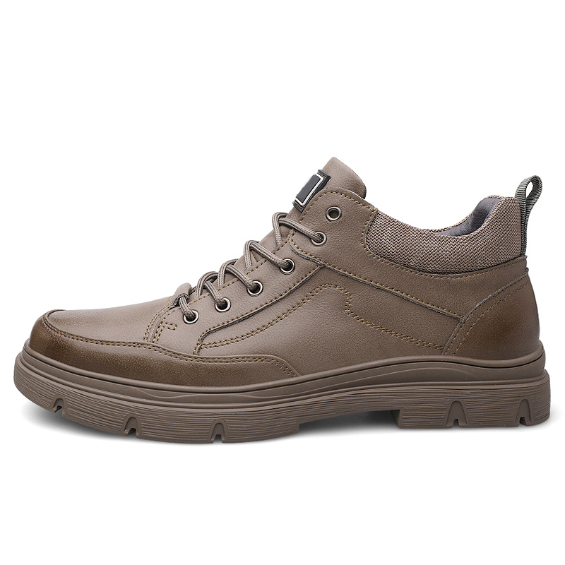 

Повседневные кожаные туфли мужские Mid top H2, серый