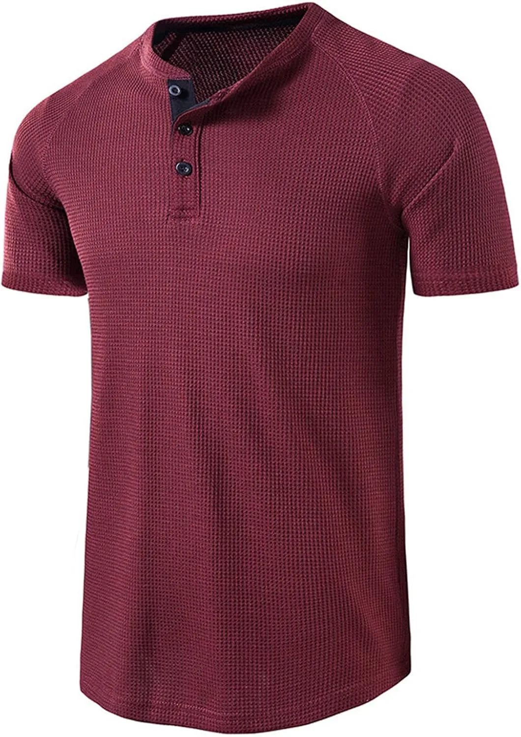 

Мужская футболка Henley с коротким рукавом