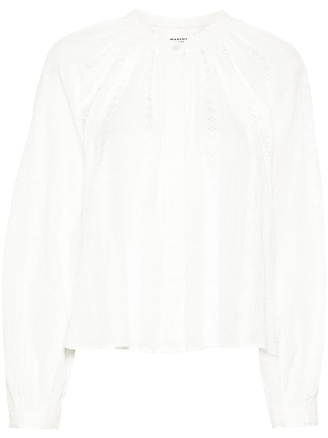 

Marant Étoile блузка Janelle в технике кроше, белый