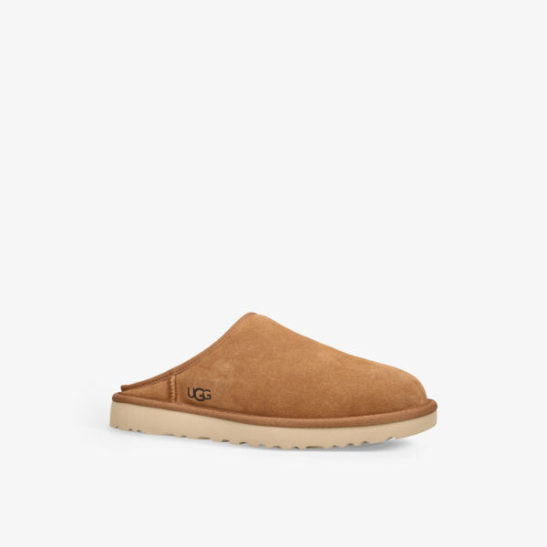 Классические тапочки Slip-On из замши и овчины Ugg, цвет tan — фото 3