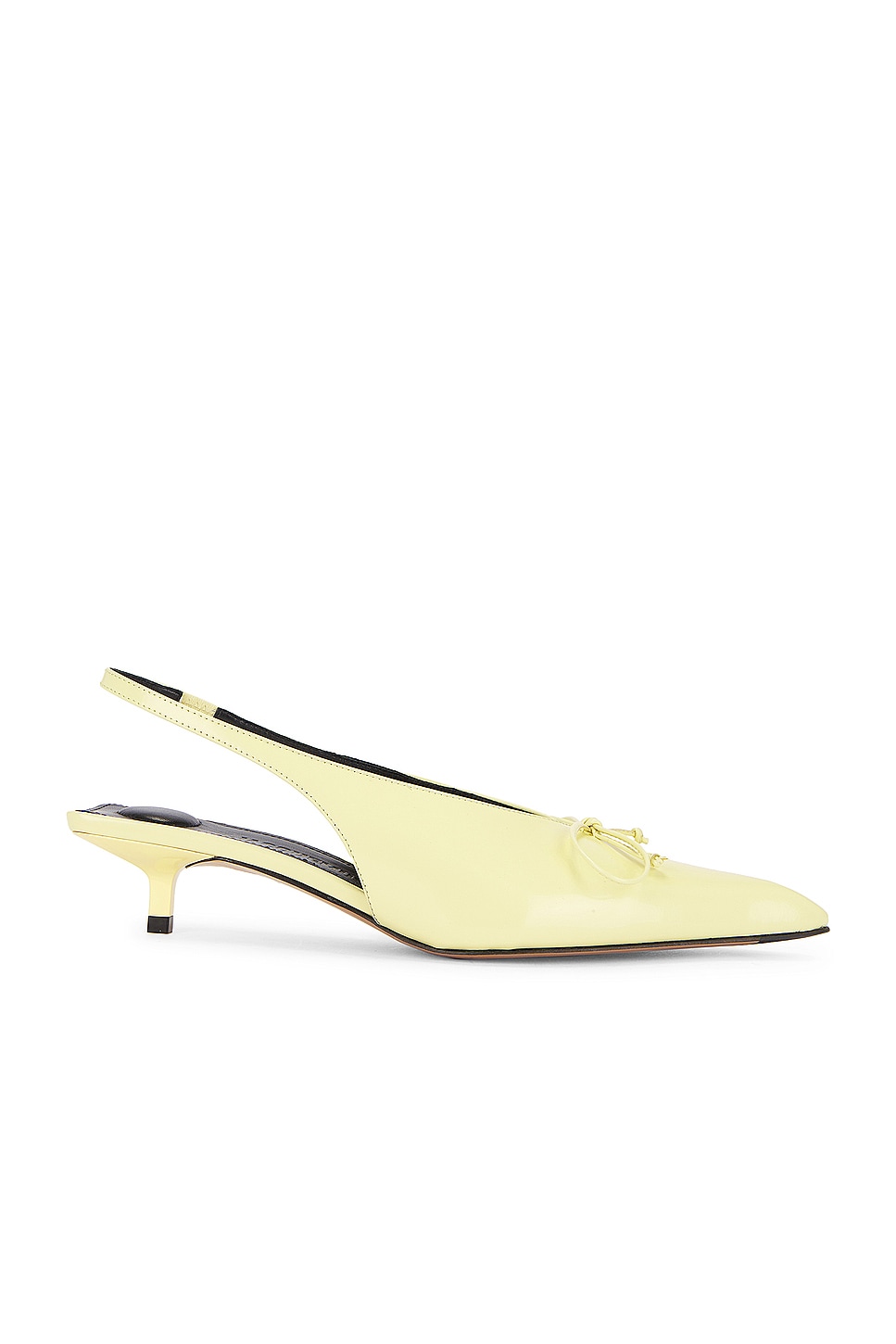 

Туфли жеские Les Slingbacks Cubisto B Jacquemus, цвет Pale Yellow