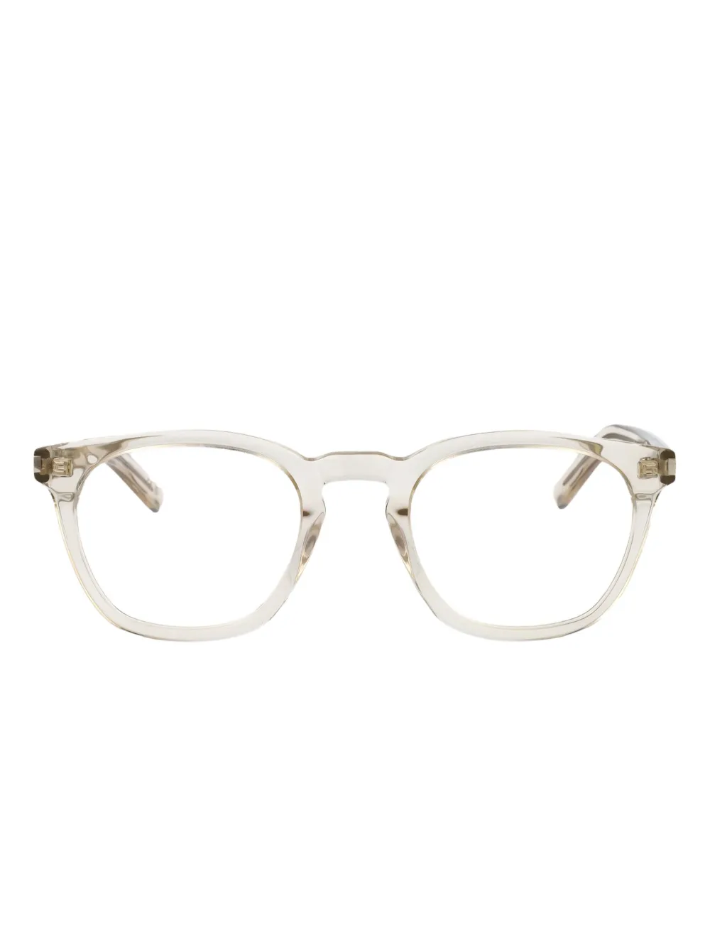 

Очки в круглой оправе Saint Laurent, белый